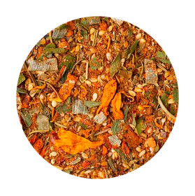 Приправа до салату з шафраном та кунжутом