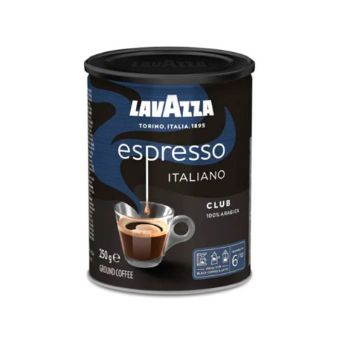 Кава мелена Lavazza Espresso Italiano CLUB Ж/Б, 250г Кава мелена Lavazza Espresso Italiano CLUB Ж/Б, 250г