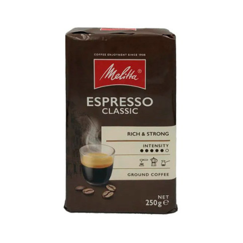 Кава мелена Melitta Espresso Classic, 250г Кава мелена Melitta Espresso Classic, 250г