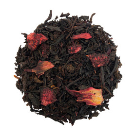 Чорний чай "Малиновий смузі"