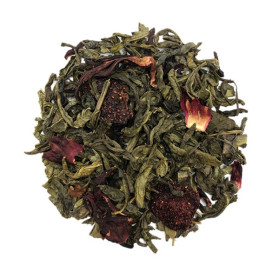 Зелений чай "Полуниця з вершками"